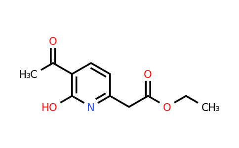 CAS 1393567-76-4 | Ethyl (5-acetyl-6-hydroxypyridin-2-YL)acetate