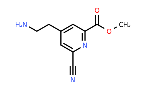 CAS 1393567-78-6 | Methyl 4-(2-aminoethyl)-6-cyanopyridine-2-carboxylate