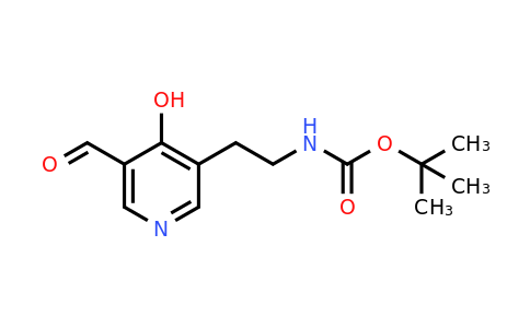CAS 1393567-82-2 | Tert-butyl 2-(5-formyl-4-hydroxypyridin-3-YL)ethylcarbamate