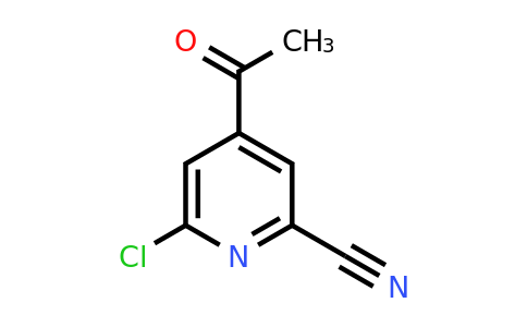 CAS 1393567-86-6 | 4-Acetyl-6-chloropyridine-2-carbonitrile
