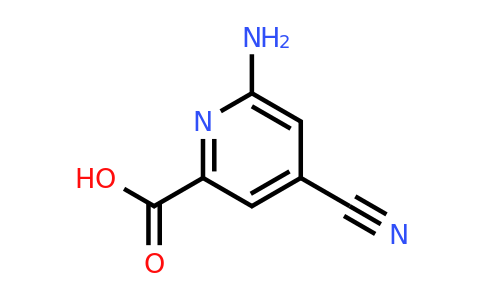 CAS 1393567-87-7 | 6-Amino-4-cyanopyridine-2-carboxylic acid
