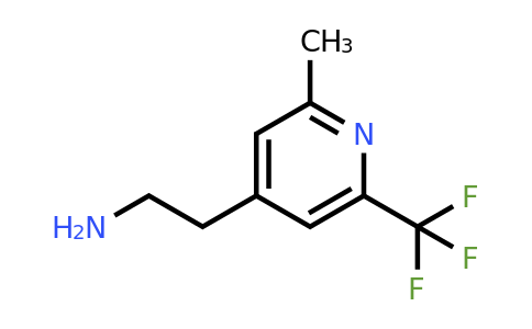 CAS 1393567-88-8 | 2-[2-Methyl-6-(trifluoromethyl)pyridin-4-YL]ethanamine