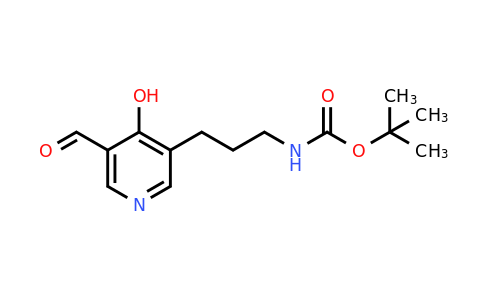 CAS 1393567-89-9 | Tert-butyl 3-(5-formyl-4-hydroxypyridin-3-YL)propylcarbamate