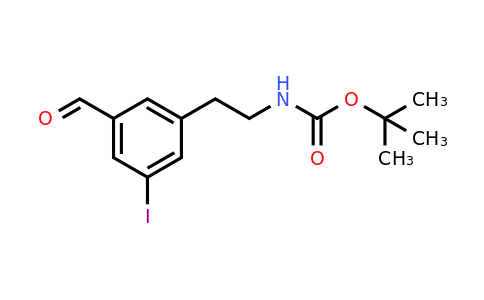 CAS 1393567-90-2 | Tert-butyl 2-(3-formyl-5-iodophenyl)ethylcarbamate