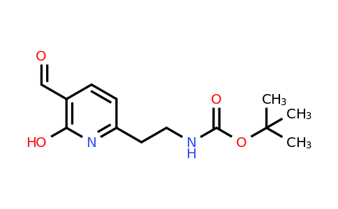 CAS 1393567-97-9 | Tert-butyl 2-(5-formyl-6-hydroxypyridin-2-YL)ethylcarbamate
