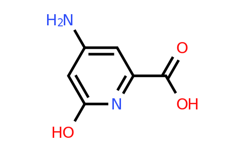 CAS 1393568-03-0 | 4-Amino-6-hydroxypyridine-2-carboxylic acid