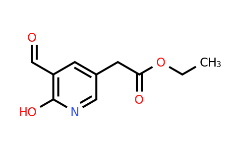 CAS 1393568-08-5 | Ethyl (5-formyl-6-hydroxypyridin-3-YL)acetate