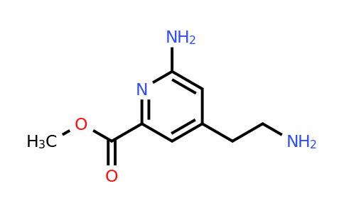 CAS 1393568-09-6 | Methyl 6-amino-4-(2-aminoethyl)pyridine-2-carboxylate