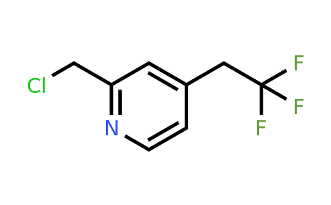 CAS 1393568-14-3 | 2-(Chloromethyl)-4-(2,2,2-trifluoroethyl)pyridine