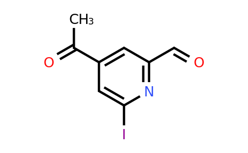 CAS 1393568-34-7 | 4-Acetyl-6-iodopyridine-2-carbaldehyde