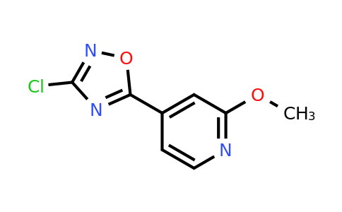 CAS 1393568-35-8 | 4-(3-Chloro-1,2,4-oxadiazol-5-YL)-2-methoxypyridine