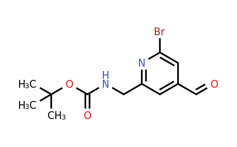 CAS 1393568-38-1 | Tert-butyl (6-bromo-4-formylpyridin-2-YL)methylcarbamate