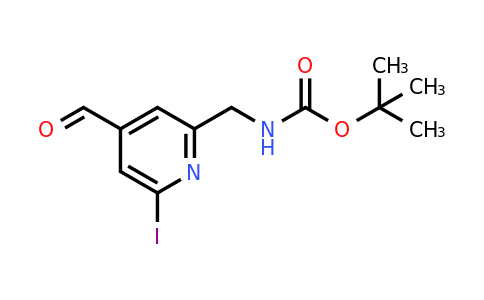 CAS 1393568-43-8 | Tert-butyl (4-formyl-6-iodopyridin-2-YL)methylcarbamate