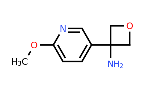 CAS 1393568-49-4 | 3-(6-Methoxypyridin-3-YL)oxetan-3-amine