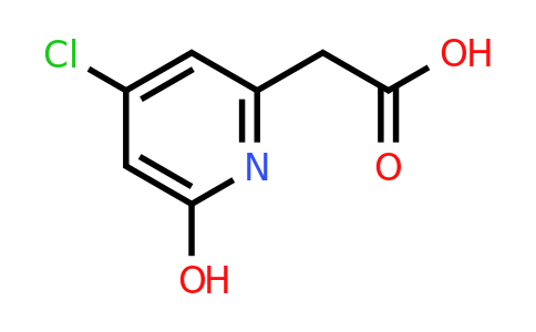 CAS 1393568-51-8 | (4-Chloro-6-hydroxypyridin-2-YL)acetic acid