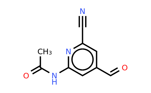CAS 1393568-64-3 | N-(6-cyano-4-formylpyridin-2-YL)acetamide
