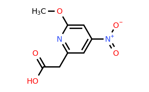 CAS 1393568-67-6 | (6-Methoxy-4-nitropyridin-2-YL)acetic acid