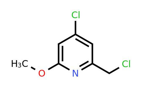 CAS 1393568-68-7 | 4-Chloro-2-(chloromethyl)-6-methoxypyridine