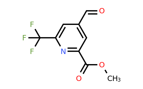 CAS 1393568-83-6 | Methyl 4-formyl-6-(trifluoromethyl)pyridine-2-carboxylate
