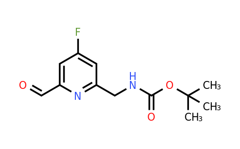 CAS 1393568-86-9 | Tert-butyl (4-fluoro-6-formylpyridin-2-YL)methylcarbamate