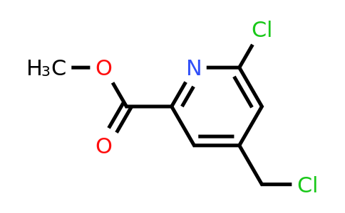 CAS 1393568-88-1 | Methyl 6-chloro-4-(chloromethyl)pyridine-2-carboxylate
