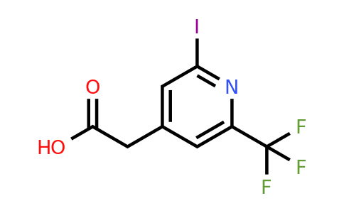 CAS 1393568-89-2 | [2-Iodo-6-(trifluoromethyl)pyridin-4-YL]acetic acid