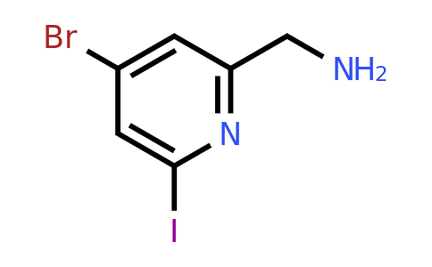 CAS 1393568-94-9 | (4-Bromo-6-iodopyridin-2-YL)methylamine