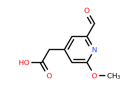 CAS 1393568-96-1 | (2-Formyl-6-methoxypyridin-4-YL)acetic acid
