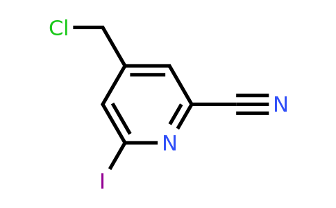 CAS 1393568-99-4 | 4-(Chloromethyl)-6-iodopyridine-2-carbonitrile