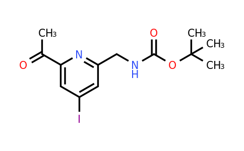 CAS 1393569-02-2 | Tert-butyl (6-acetyl-4-iodopyridin-2-YL)methylcarbamate