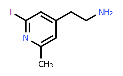 CAS 1393569-06-6 | 2-(2-Iodo-6-methylpyridin-4-YL)ethanamine