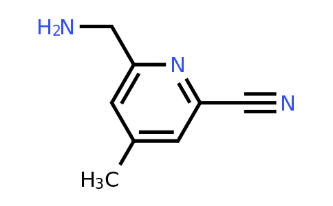 CAS 1393569-09-9 | 6-(Aminomethyl)-4-methylpyridine-2-carbonitrile