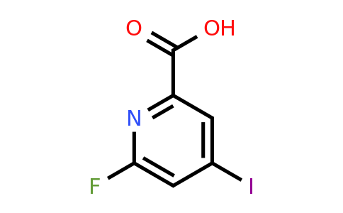 CAS 1393569-15-7 | 6-Fluoro-4-iodopyridine-2-carboxylic acid