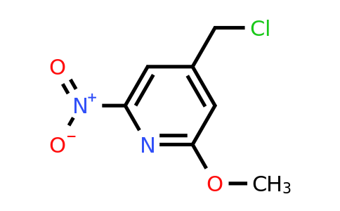 CAS 1393569-17-9 | 4-(Chloromethyl)-2-methoxy-6-nitropyridine