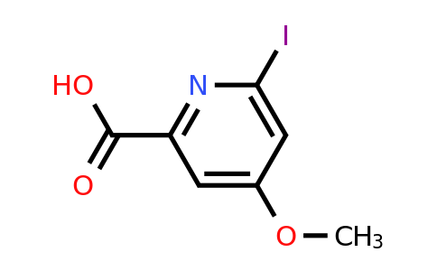 CAS 1393569-25-9 | 6-Iodo-4-methoxypyridine-2-carboxylic acid