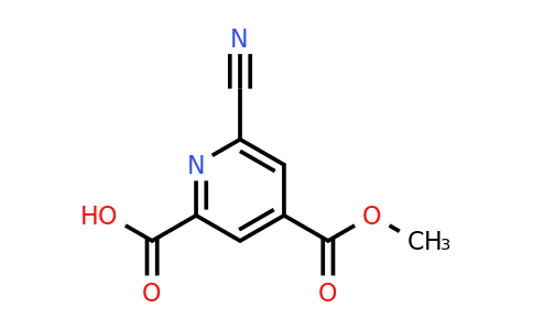 CAS 1393569-39-5 | 6-Cyano-4-(methoxycarbonyl)pyridine-2-carboxylic acid