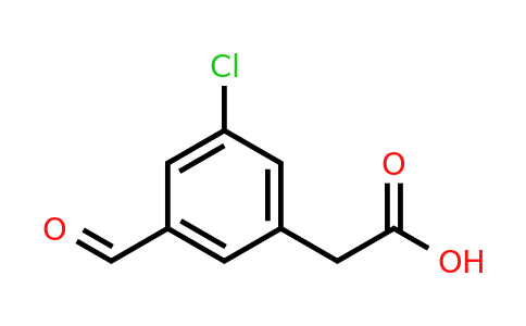 CAS 1393569-40-8 | (3-Chloro-5-formylphenyl)acetic acid