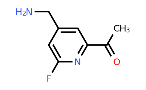 CAS 1393569-44-2 | 1-[4-(Aminomethyl)-6-fluoropyridin-2-YL]ethanone