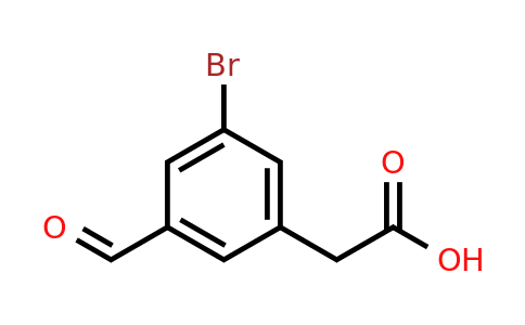 CAS 1393569-50-0 | (3-Bromo-5-formylphenyl)acetic acid