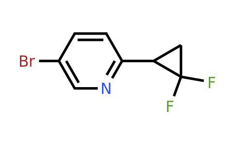 CAS 1393569-51-1 | 5-Bromo-2-(2,2-difluorocyclopropyl)pyridine