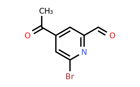 CAS 1393569-53-3 | 4-Acetyl-6-bromopyridine-2-carbaldehyde