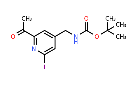 CAS 1393569-54-4 | Tert-butyl (2-acetyl-6-iodopyridin-4-YL)methylcarbamate