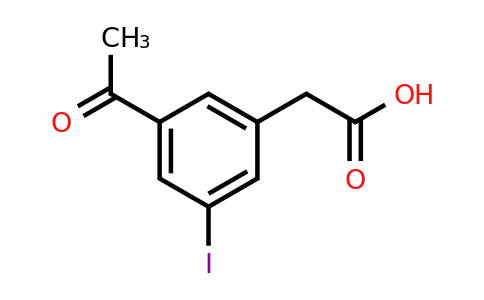 CAS 1393569-57-7 | (3-Acetyl-5-iodophenyl)acetic acid