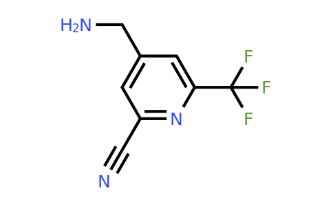 CAS 1393569-60-2 | 4-(Aminomethyl)-6-(trifluoromethyl)pyridine-2-carbonitrile