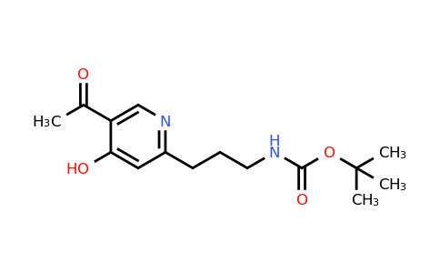 CAS 1393569-64-6 | Tert-butyl 3-(5-acetyl-4-hydroxypyridin-2-YL)propylcarbamate