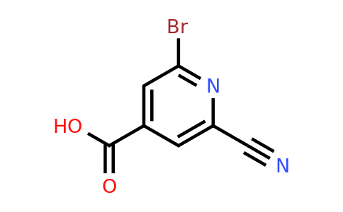 CAS 1393569-72-6 | 2-Bromo-6-cyanoisonicotinic acid
