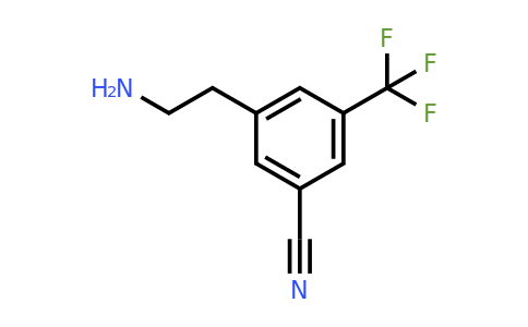 CAS 1393569-84-0 | 3-(2-Aminoethyl)-5-(trifluoromethyl)benzonitrile