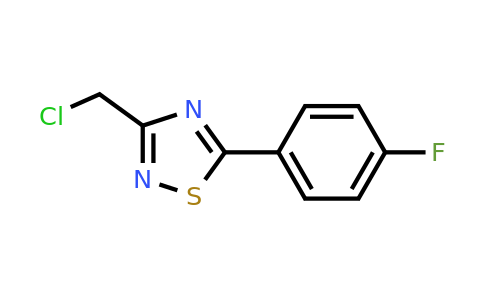 CAS 1393569-90-8 | 3-(Chloromethyl)-5-(4-fluorophenyl)-1,2,4-thiadiazole