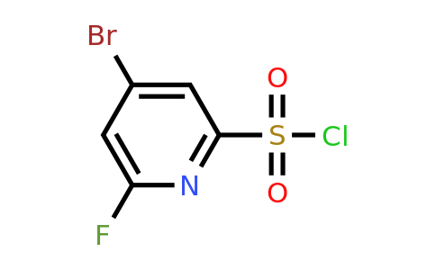 CAS 1393569-95-3 | 4-Bromo-6-fluoropyridine-2-sulfonyl chloride