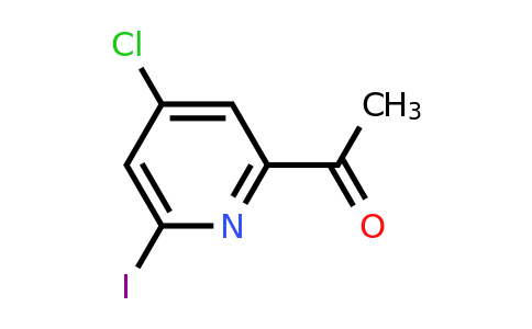 CAS 1393570-01-8 | 1-(4-Chloro-6-iodopyridin-2-YL)ethanone